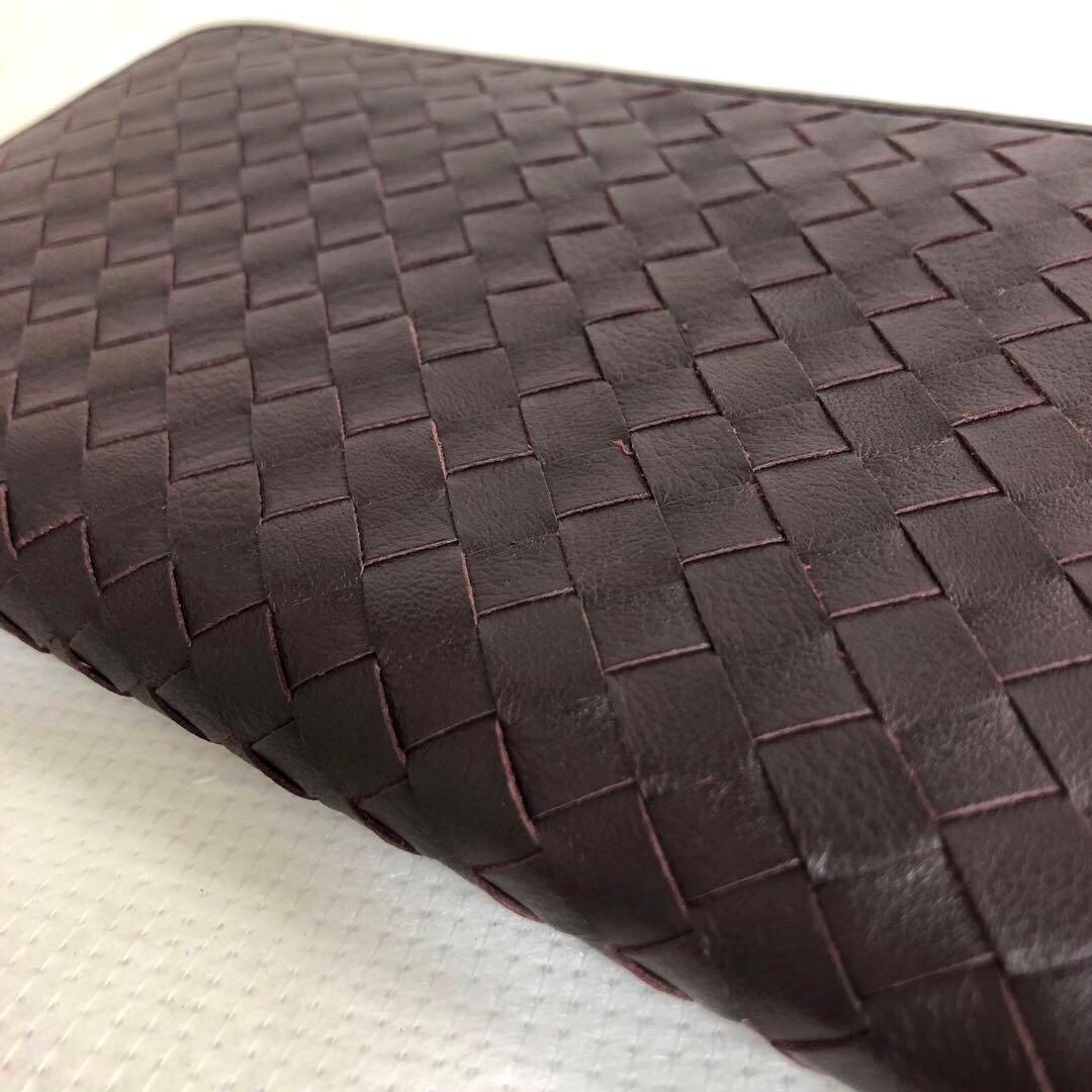 【美品】土屋鞄製造所　長財布　ニッティングメッシュ　ファスナーウォレット