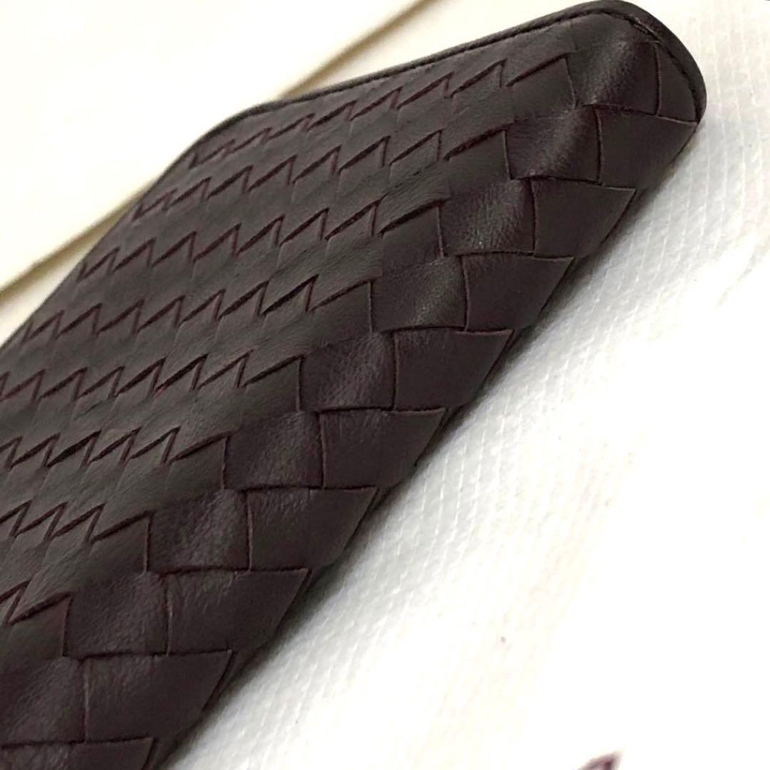 【美品】土屋鞄製造所　長財布　ニッティングメッシュ　ファスナーウォレット