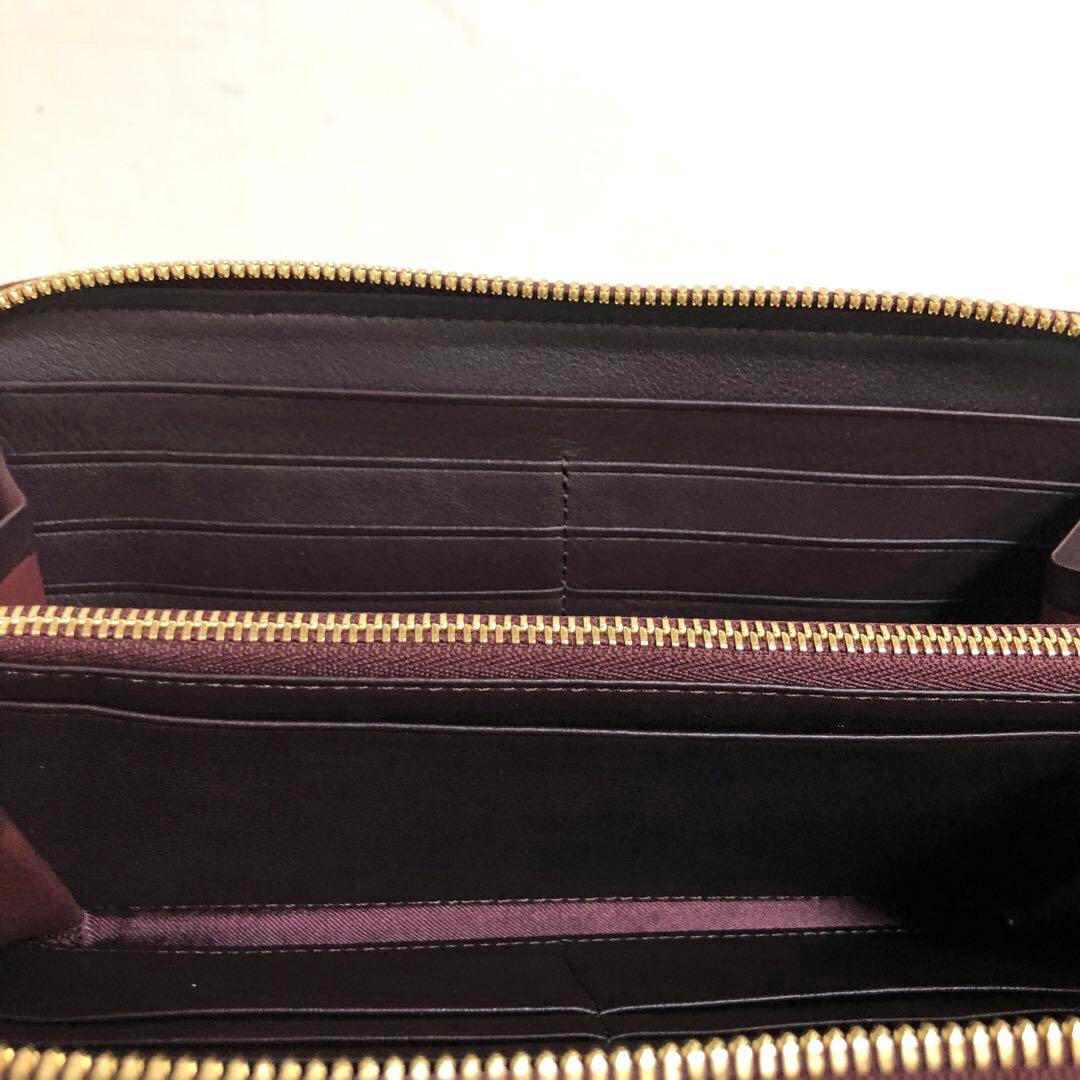 【美品】土屋鞄製造所　長財布　ニッティングメッシュ　ファスナーウォレット