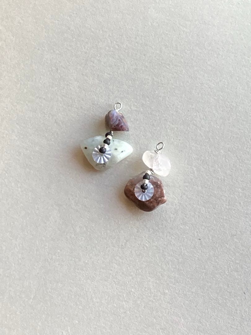 no.0332 濁りのプレナイトと流れ星のソレイユ　一点物