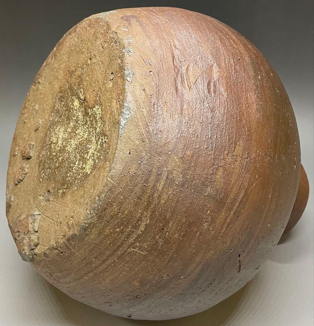 ヨシモ※プロフ必読※　古備前　桃山時代　蕪徳利　箱付　Q772