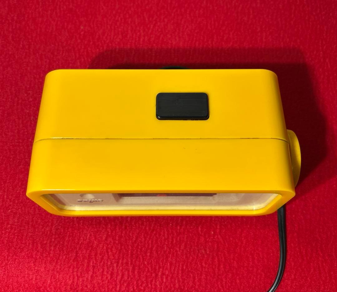 ちゃん007　SEIKO パタパタ時計　DP666T イエロー　レトロ