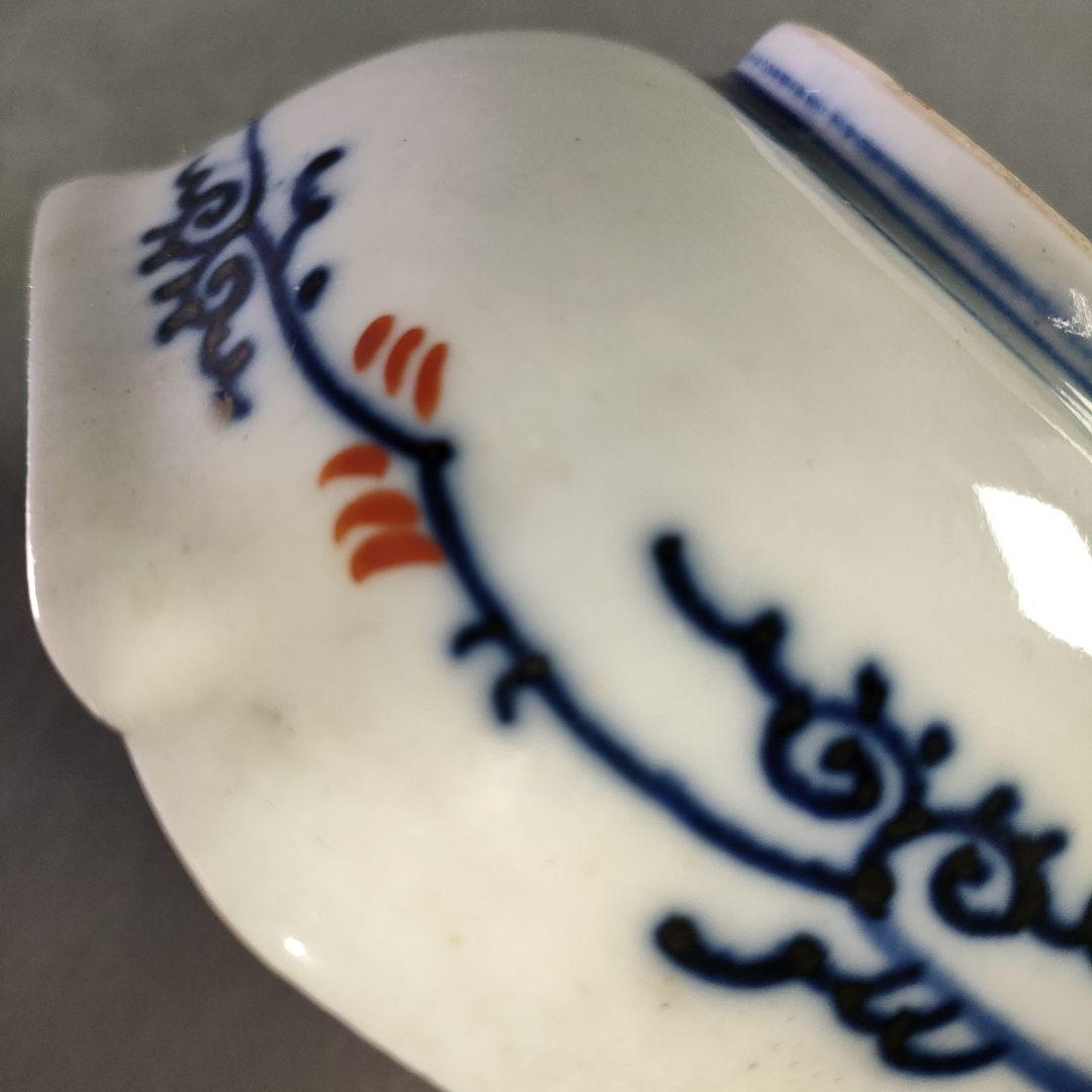 A1218-2/伊萬里焼/錦繪生盛皿5客/飾鉢/六角鉢/盛鉢/和食器/懐石道具/