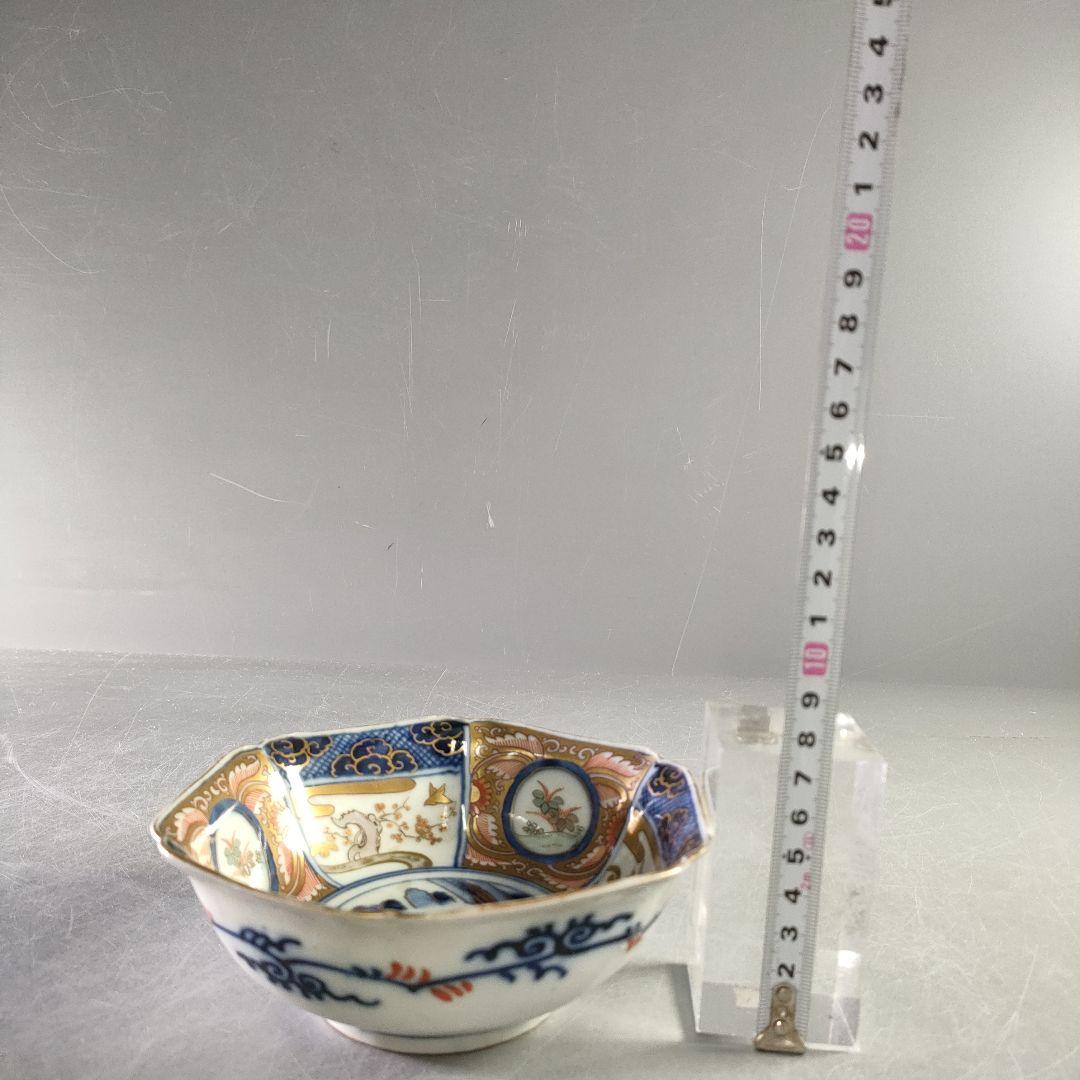 A1218-2/伊萬里焼/錦繪生盛皿5客/飾鉢/六角鉢/盛鉢/和食器/懐石道具/