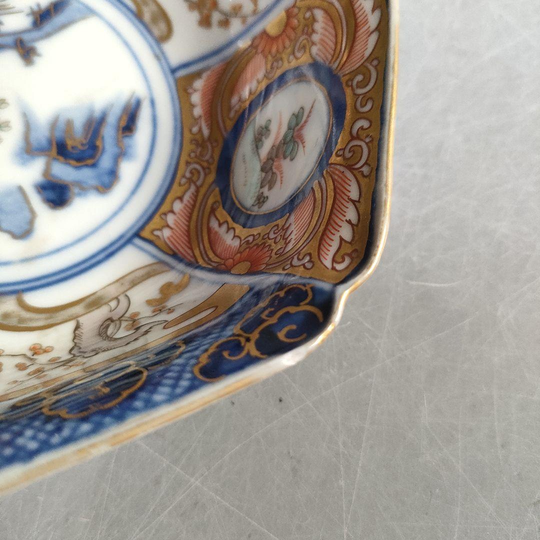 A1218-2/伊萬里焼/錦繪生盛皿5客/飾鉢/六角鉢/盛鉢/和食器/懐石道具/