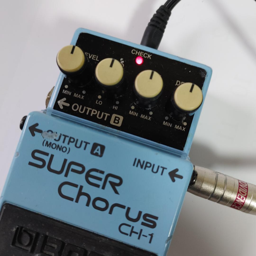 アナログ期★BOSS CH-1 SUPER Chorus コーラス｜ピンクラベル