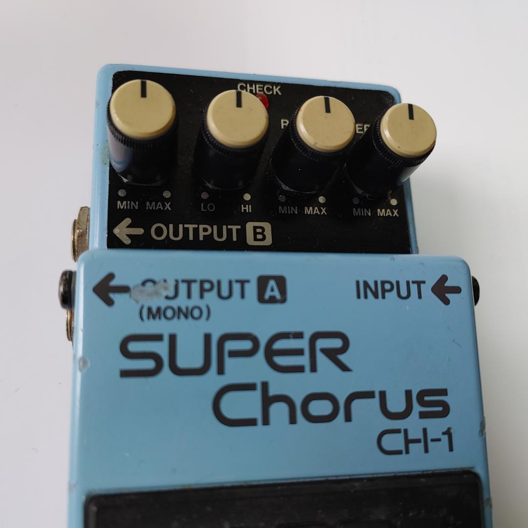 アナログ期★BOSS CH-1 SUPER Chorus コーラス｜ピンクラベル