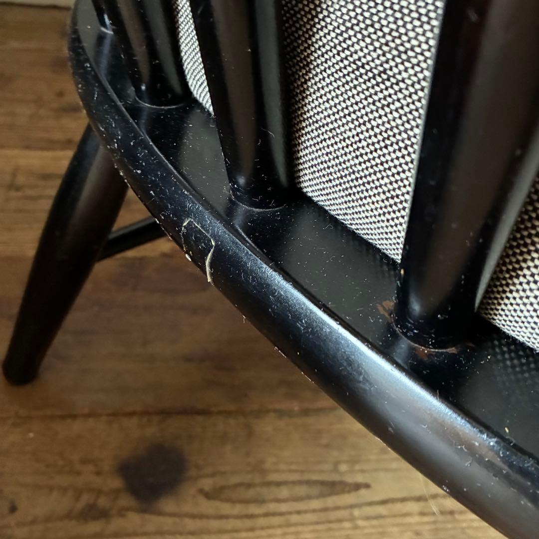 キツツキ 飛騨産業 ヴィンテージ ラウンジ イージーチェア 曲木 ウィンザー ②