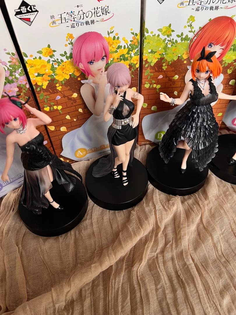 五等分の花嫁　コンプ　Kyunties 1番くじ　巡りの軌跡　フィギュア