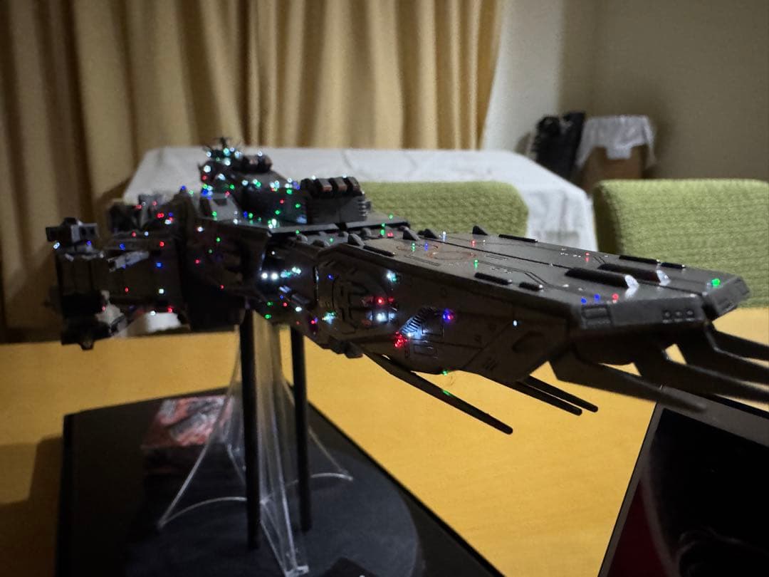 劇場版SDF-1 マクロス 1/4000改 ライティング完成品