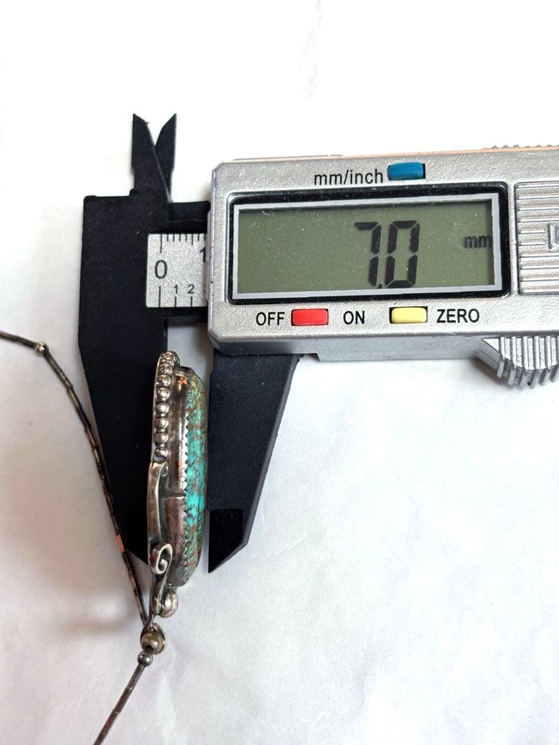 vintage インディアンジュエリー　ターコイズ　ネックレス　スパイダー