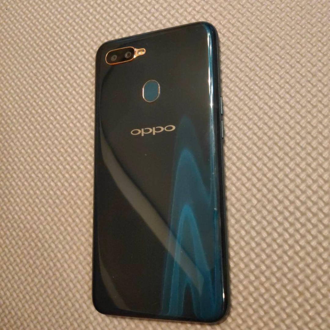 OPPO AX7 ブルー 本体、箱、充電器、説明書あります