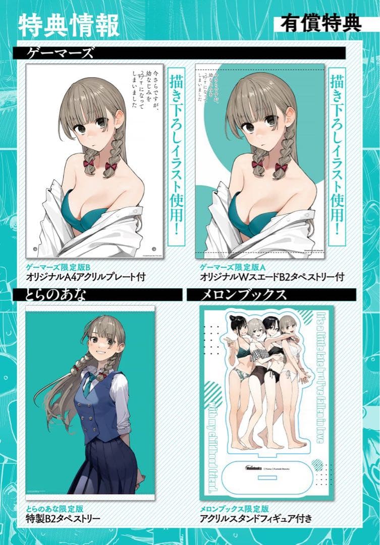 今さらですが、幼なじみを好きになってしまいました １巻＆文庫１巻の特典各種