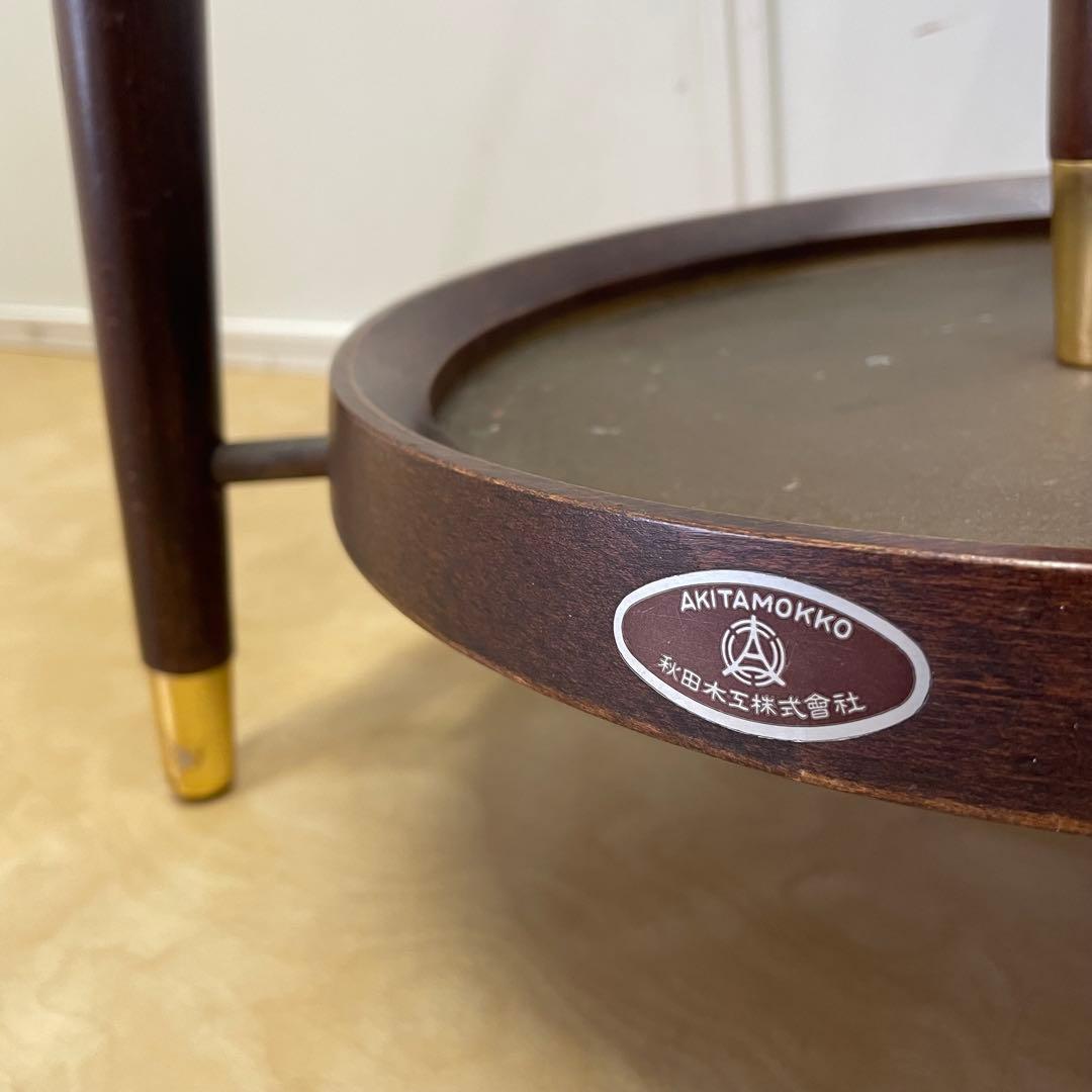 秋田木工 ポールハンガー① 木製コートハンガー 傘立て 洋服掛け ビンテージ