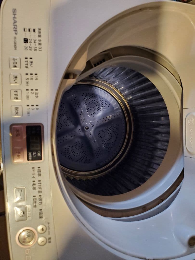 SHARP es-ge60n 洗濯機 送料無料