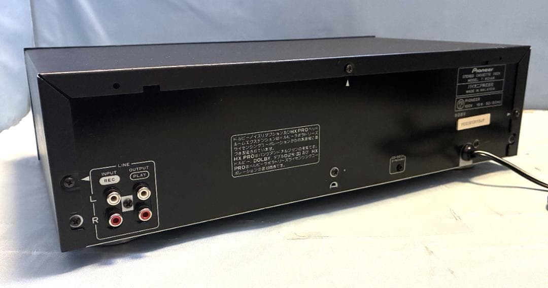 【動作OK！！】ダブルカセットデッキ　PIONEER　パイオニア　T-W01AR