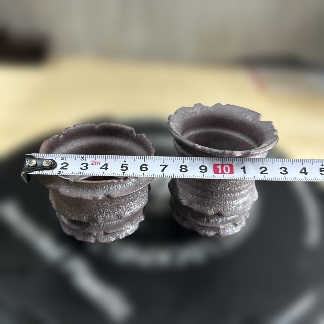 手作植木鉢 2点（ 塊根植物 グラキリス パキプス アガベ)