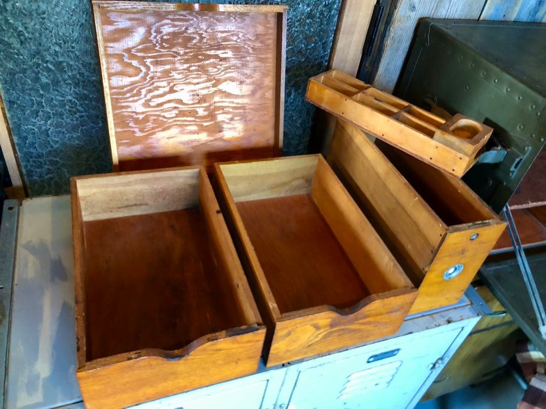 1944 米軍 US フィールドデスク チェスト キャビネット ツールボックス