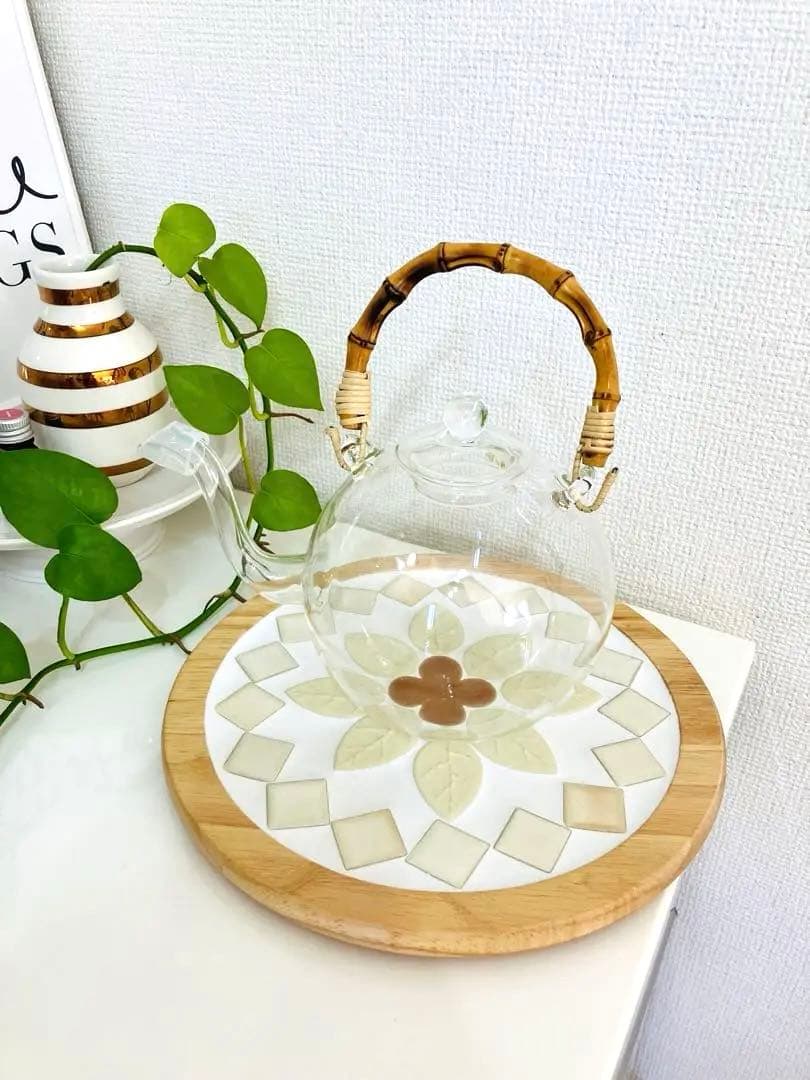 ❁⃘ flowerタイルトレー《hanayuki》