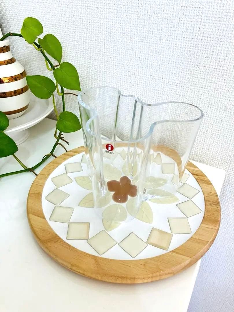 ❁⃘ flowerタイルトレー《hanayuki》