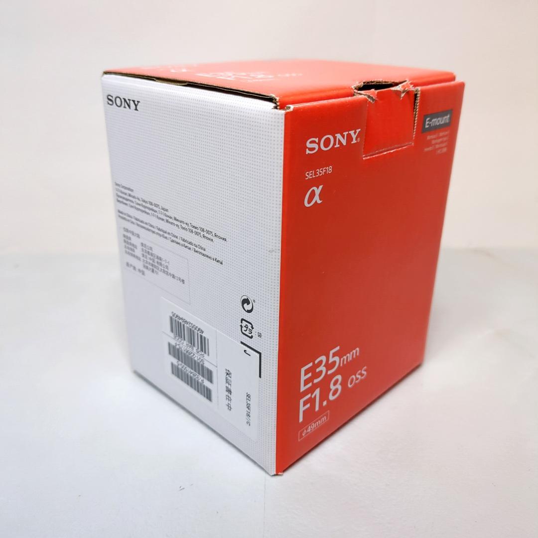 美品 SONY E35mm f1.8 OSS 単焦点レンズ SEL35F18