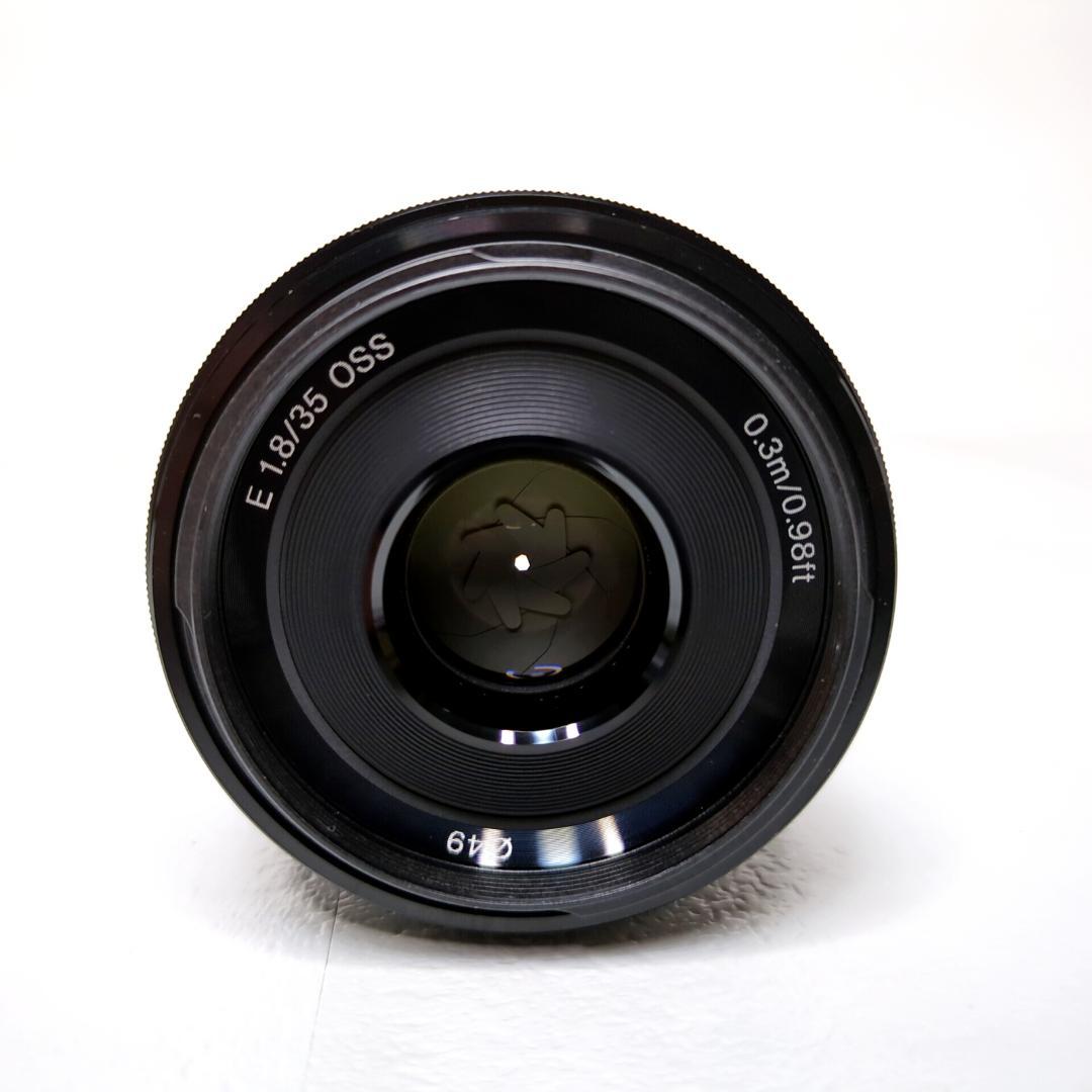 美品 SONY E35mm f1.8 OSS 単焦点レンズ SEL35F18
