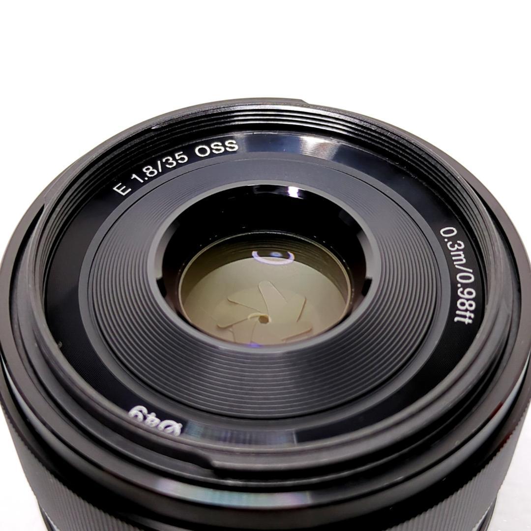 美品 SONY E35mm f1.8 OSS 単焦点レンズ SEL35F18