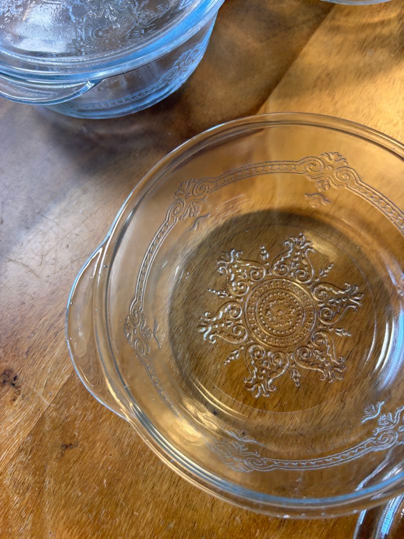 Fire-King フィルビー 蓋付きキャセロール カスタードカップ 6個セット