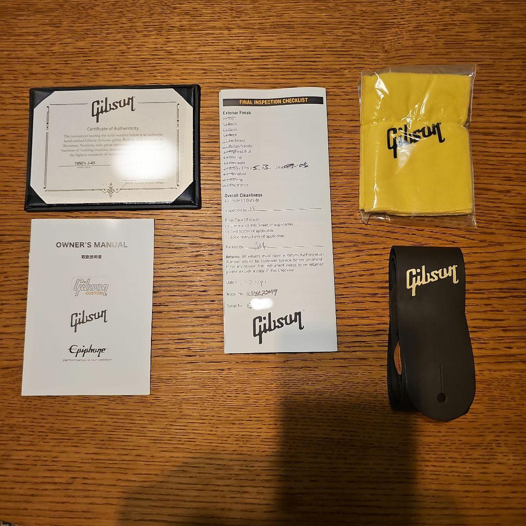 最終 Gibson custom shop 50's j-45　ダディロンダック