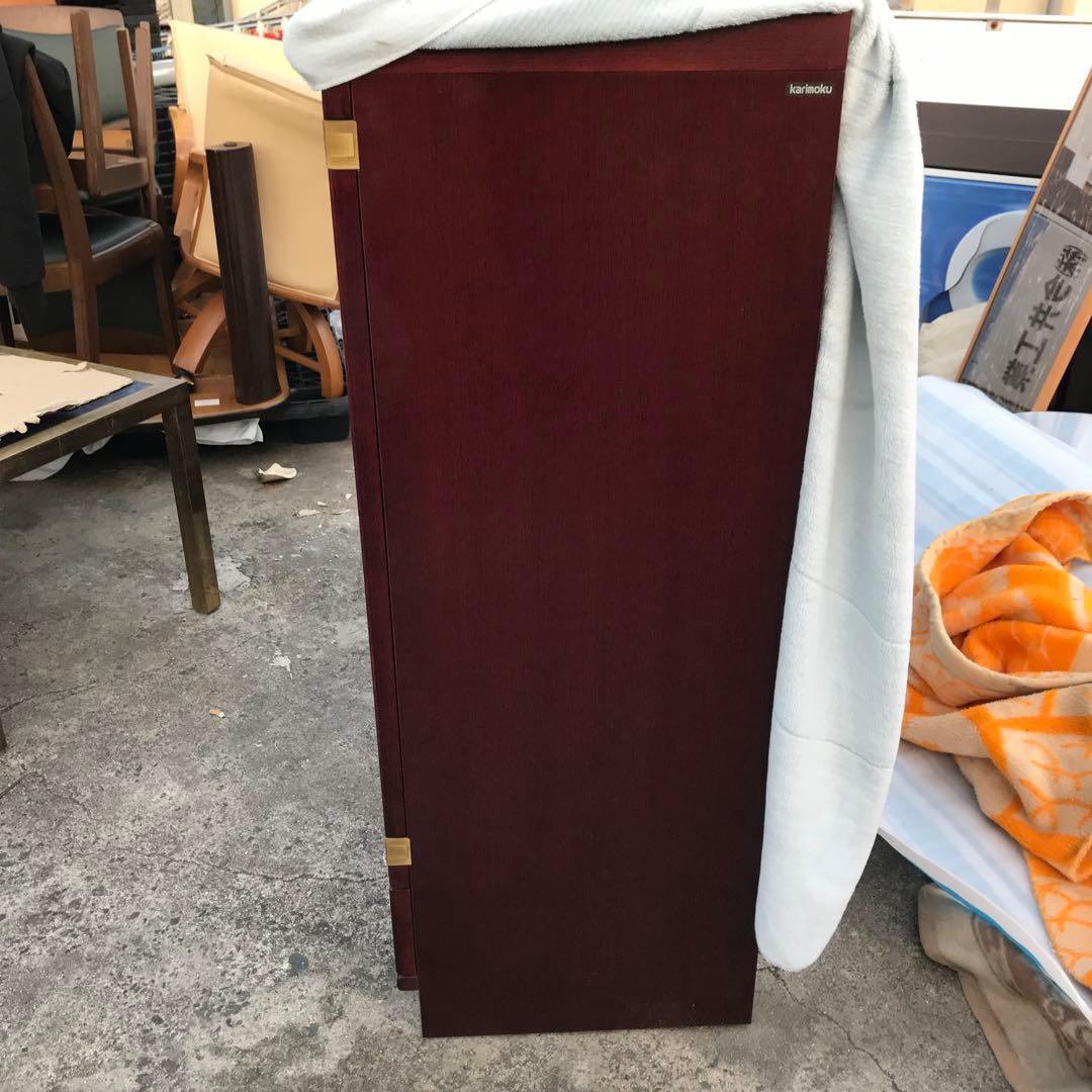 karimoku ガラス扉収納キャビネット