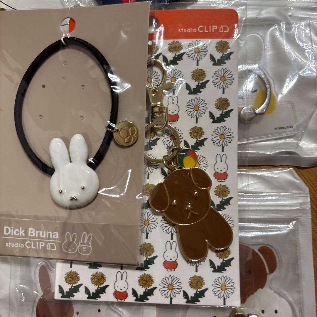 ミッフィー　セット　スマホリング　スタディオクリップ