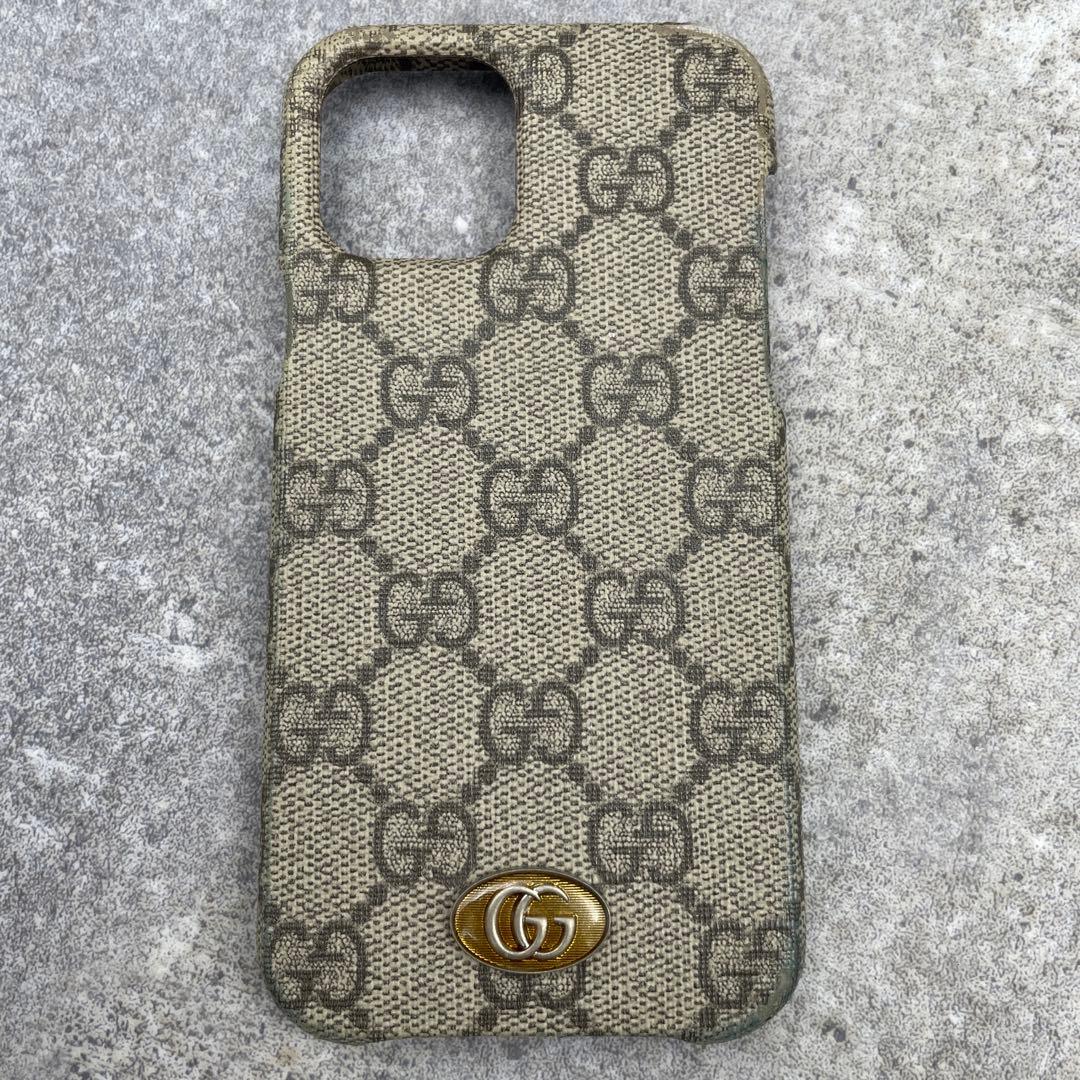 GUCCI グッチ iPhone11ケース　PVC　レザー　スマホケース