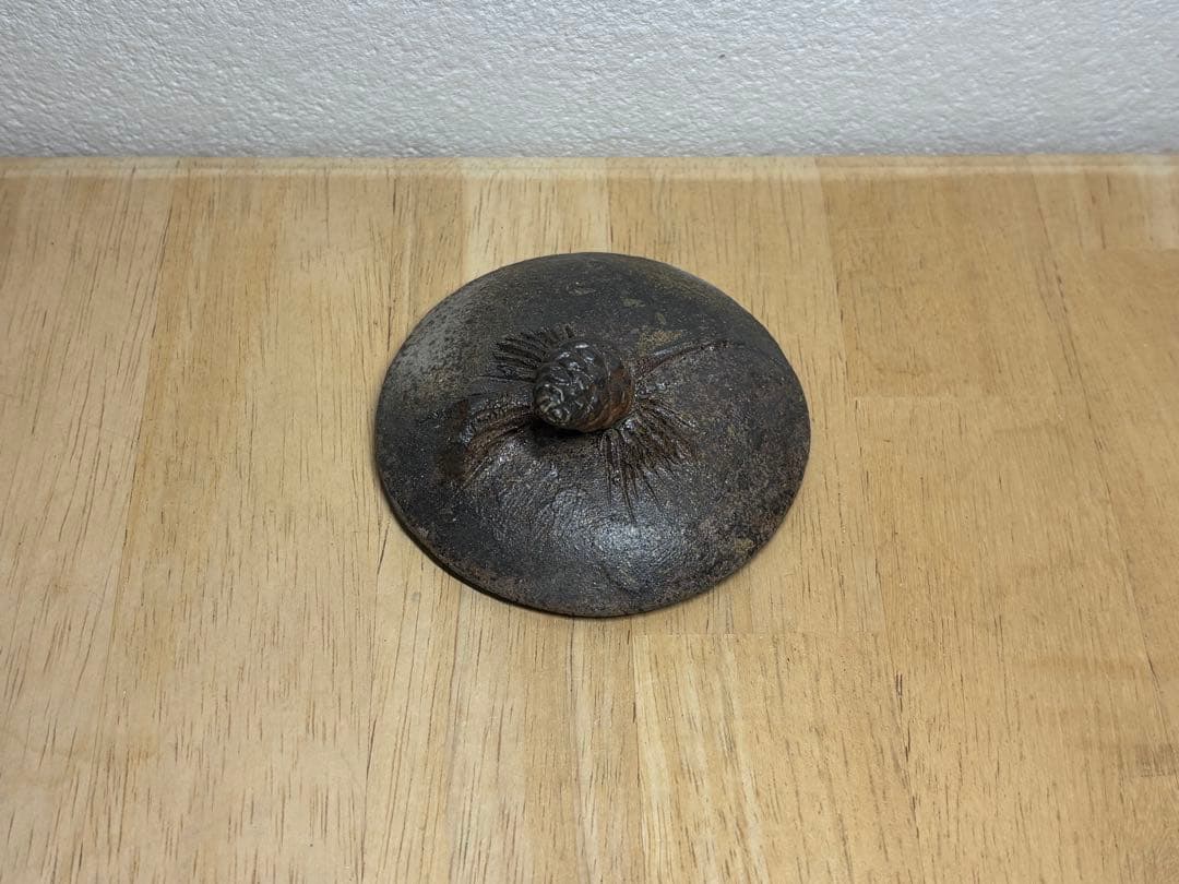 126. 備前焼 宝瓶 登り窯 松 手びねり 急須