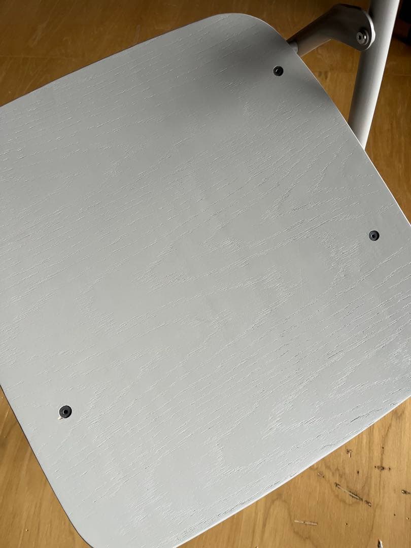 無印良品 スチールパイプ折りたたみチェア 2脚セット ウォームグレー