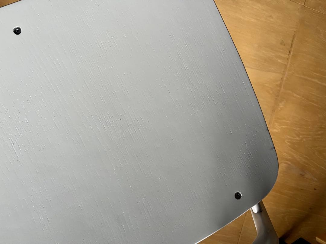 無印良品 スチールパイプ折りたたみチェア 2脚セット ウォームグレー