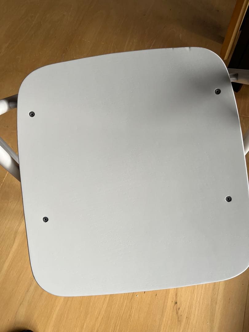 無印良品 スチールパイプ折りたたみチェア 2脚セット ウォームグレー