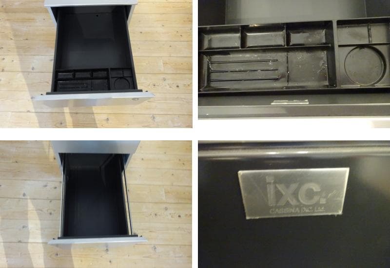 Cassina ixc.　エアーフレーム　エグゼクティブデスク　左テーブル付