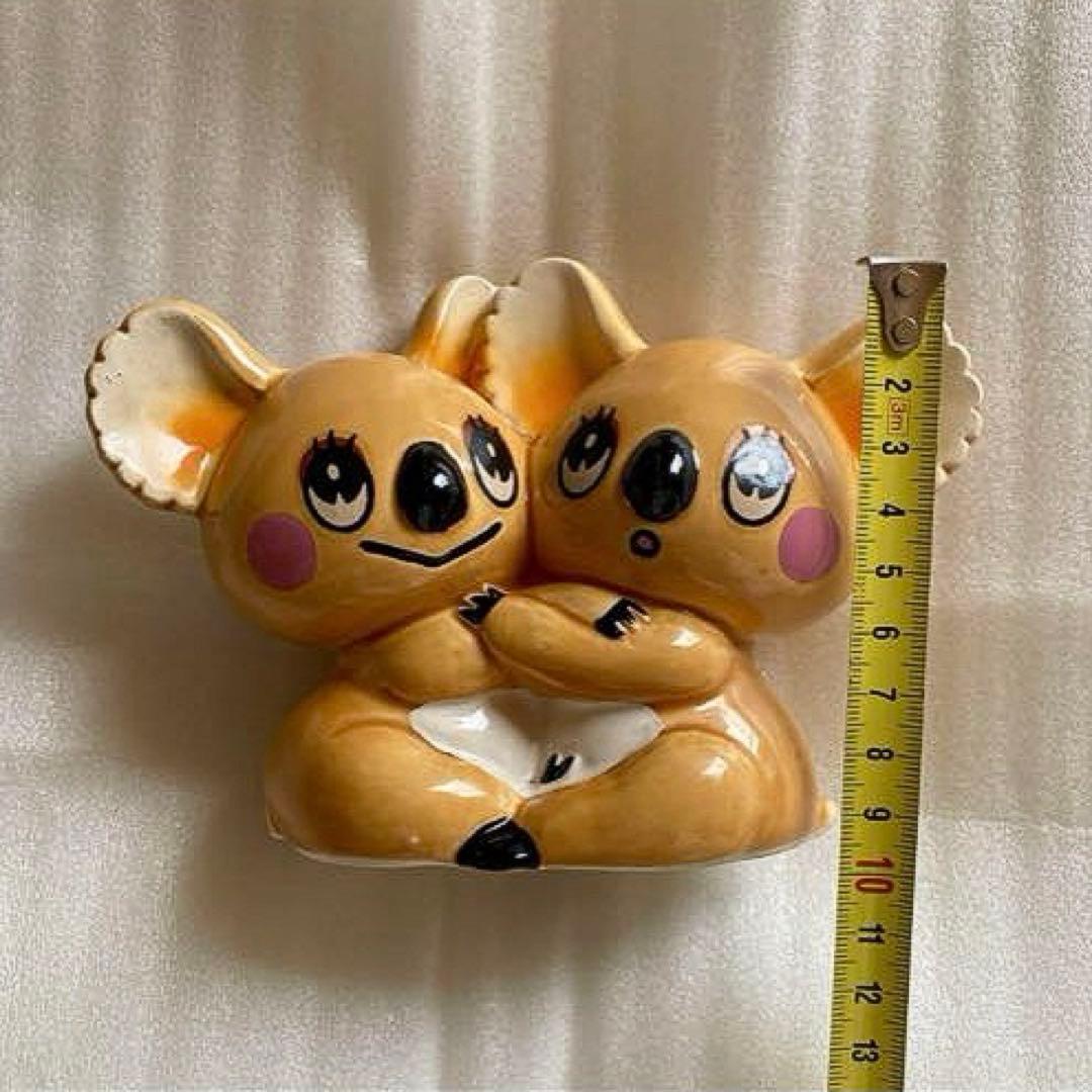 昭和レトロポップ　内藤ルネ　ふたごのコアラ　貯金箱