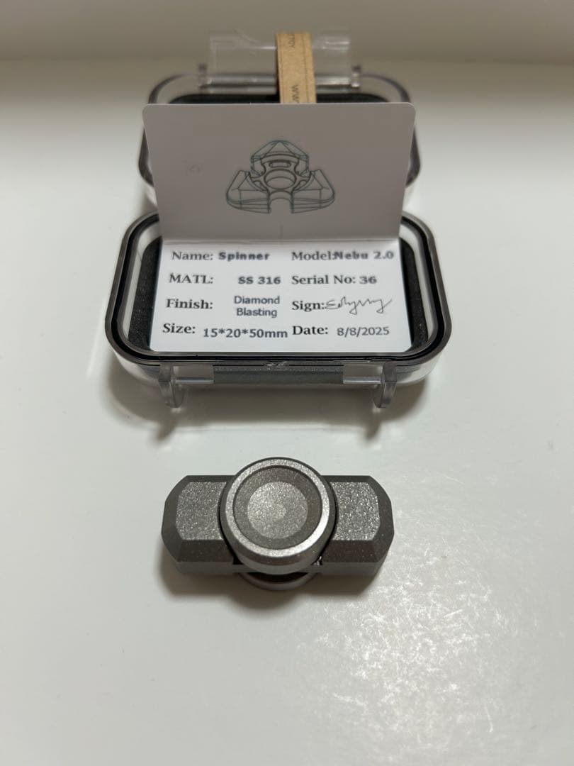 NJT ハンドスピナー SS Nebu 2.0 フィジェットトイ