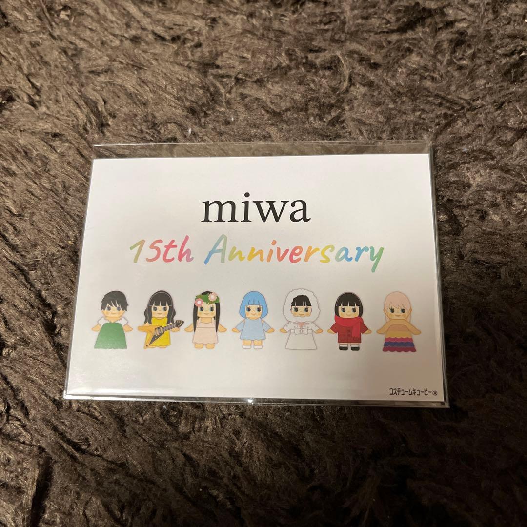 miwa 15周年記念 キューピーマスコット コンプリート7個セット カード付き