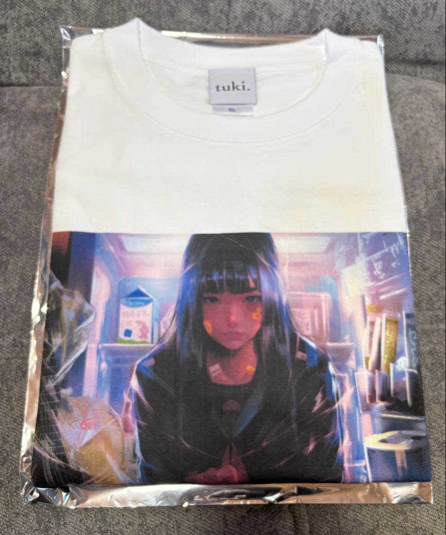 【新品】tuki. 愛の賞味期限Tシャツ(XLサイズ)