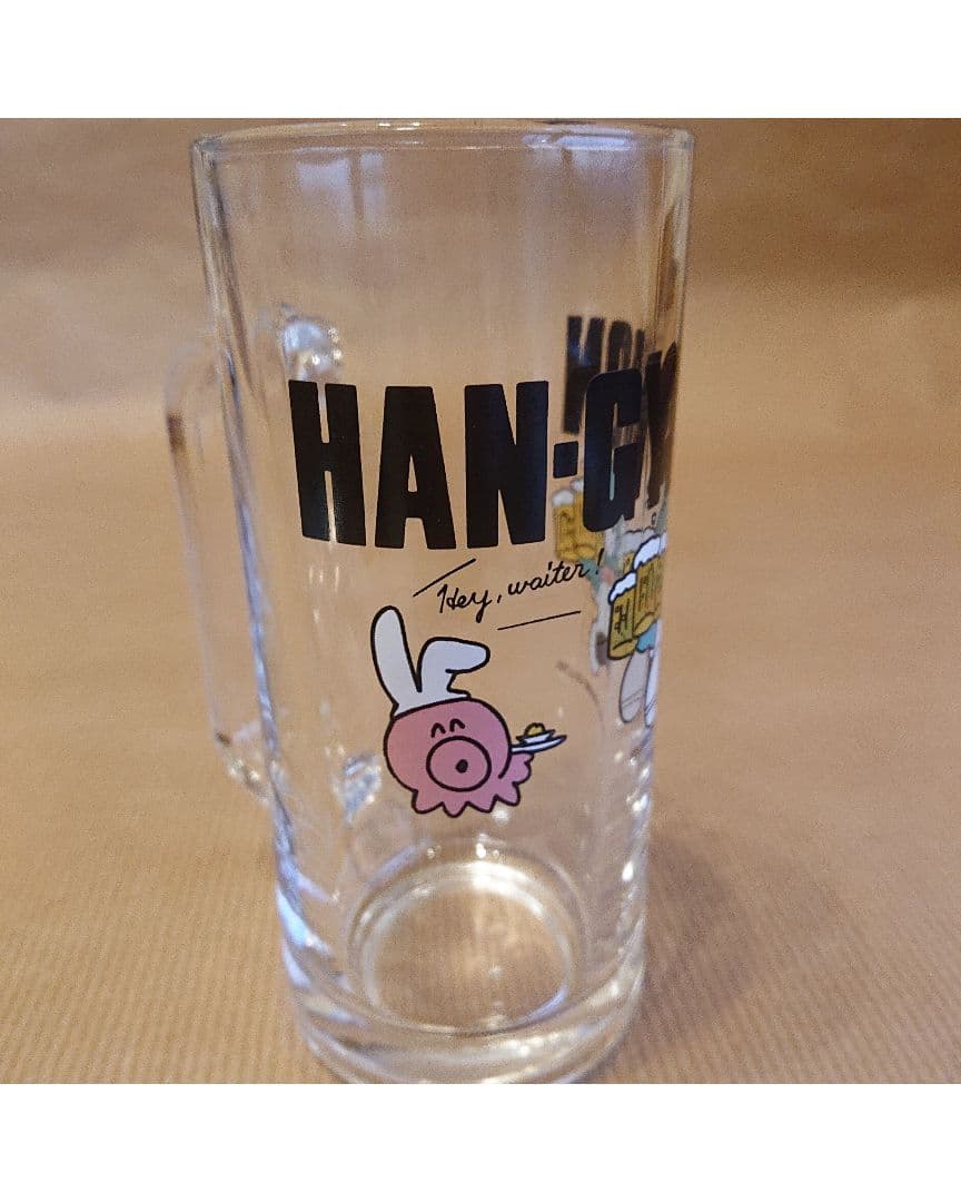 サンリオハンギョドン　ビアジョッキ　ビールジョッキ　グラス　コップ　レアレトロ