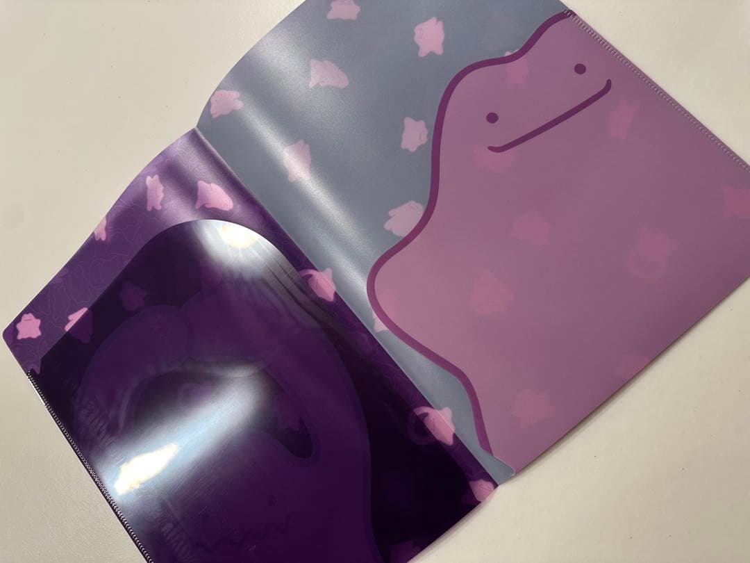 メタモンといっしょ　A4ダブルポケットクリアファイル