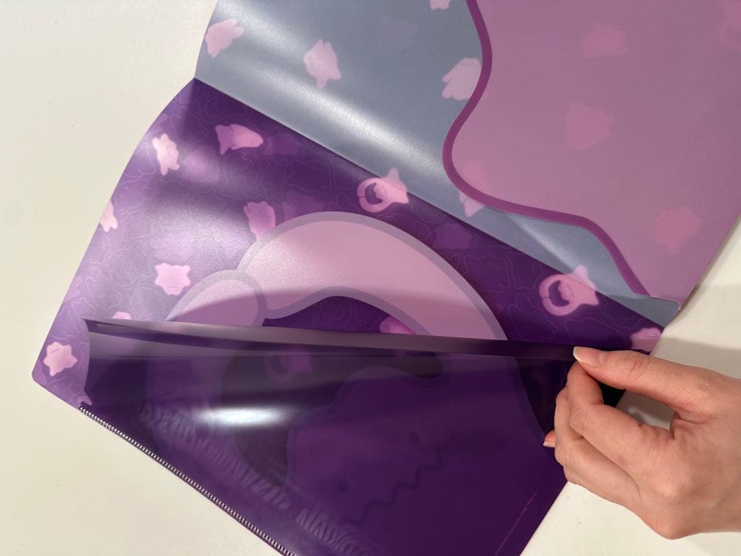 メタモンといっしょ　A4ダブルポケットクリアファイル