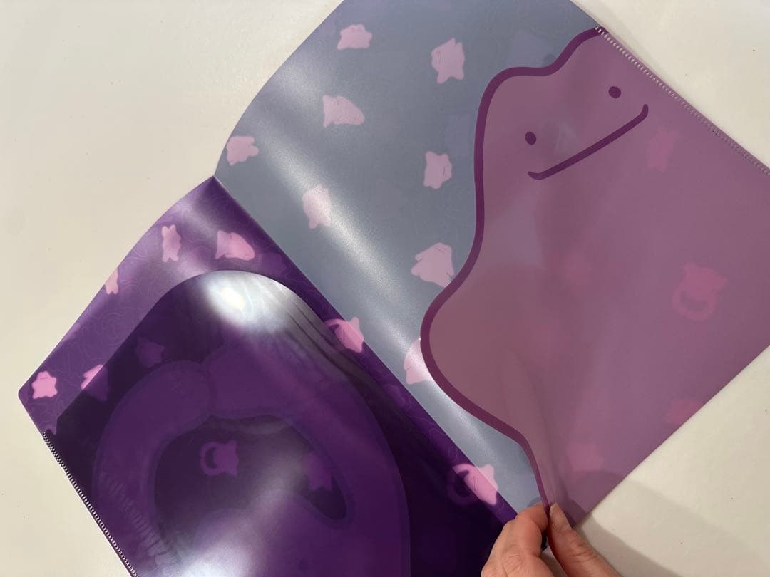 メタモンといっしょ　A4ダブルポケットクリアファイル