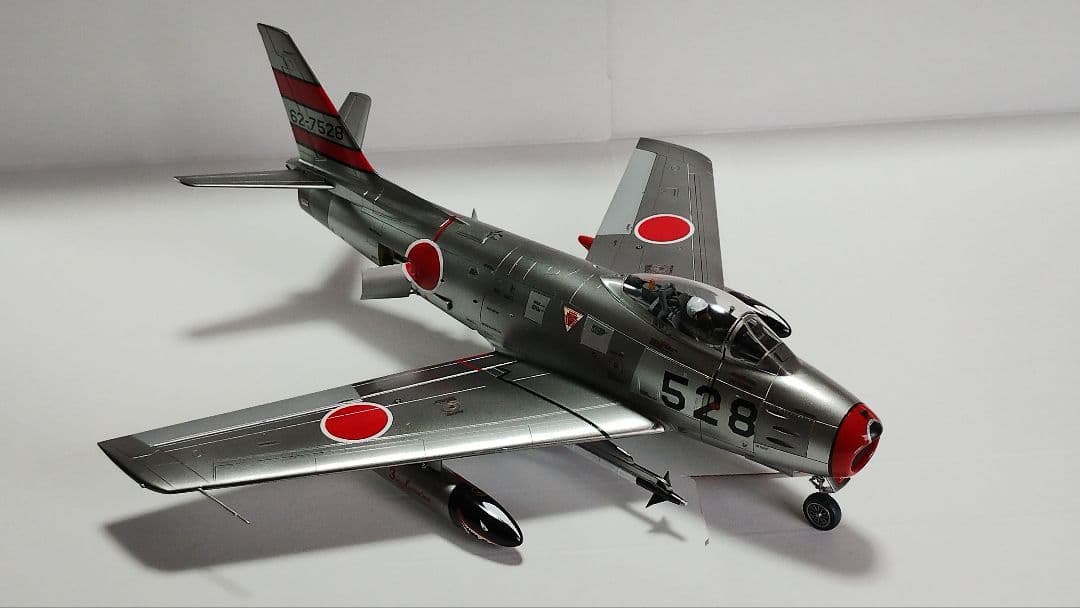 プラモデル完成機　1/48　航空自衛隊 F-86F-40 セイバー