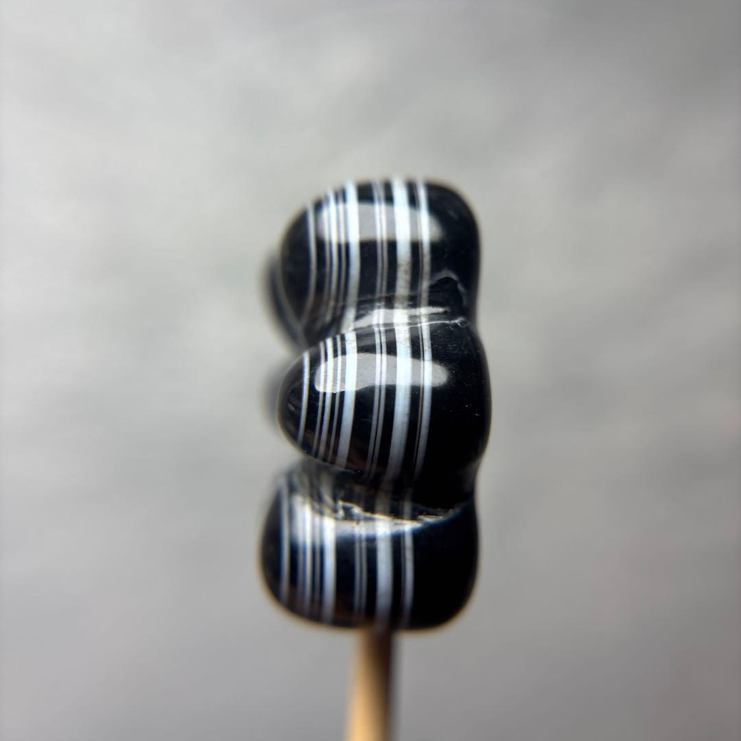 天眼瑪瑙　お花彫り　10-112