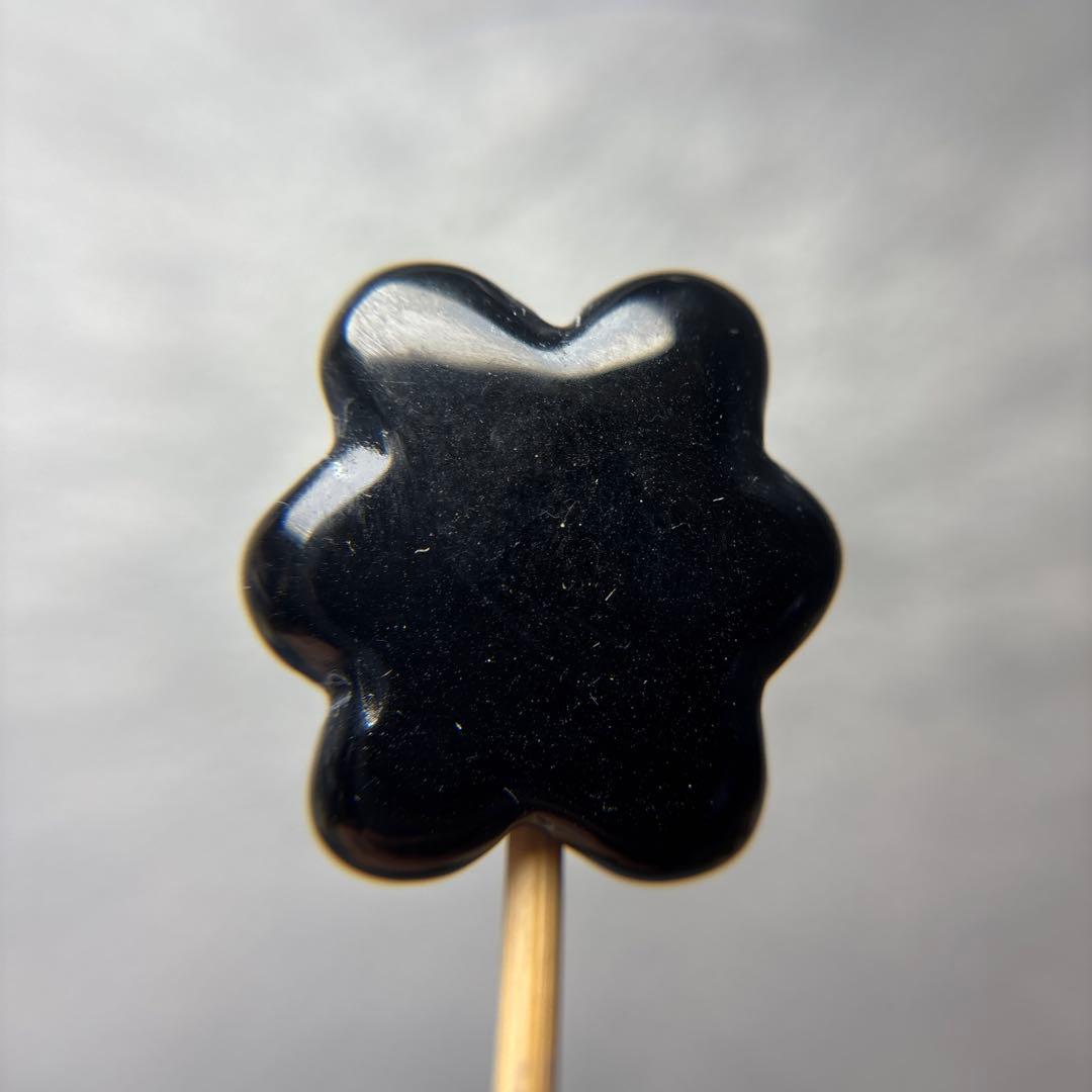 天眼瑪瑙　お花彫り　10-112