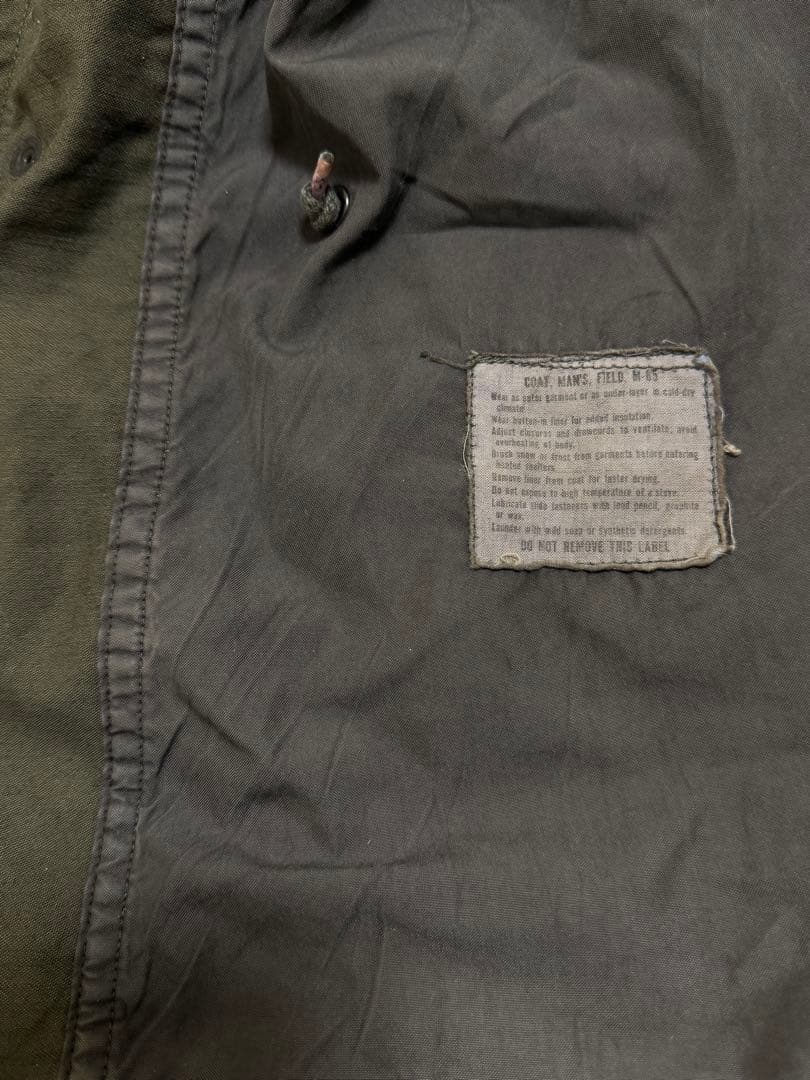 米軍 実物 M-65 ジャケット XS-R グレーライナー