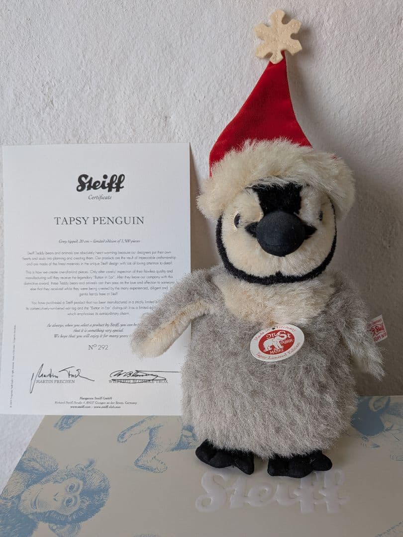 シュタイフ ペンギン Steiff TAPSY PENGUIN 20cm 限定版